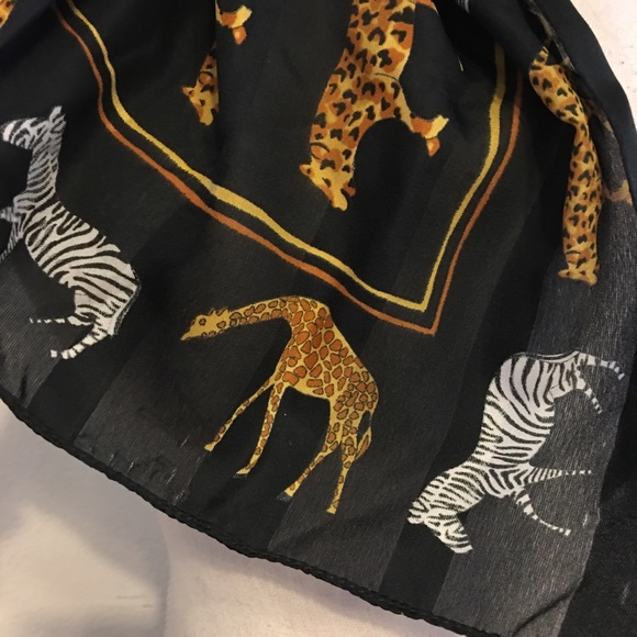 Animal print scarf 34” x 34” - Picture 3 of 3